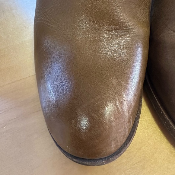 Tory Burch heeled brown boots size 7M - Picture 4 of 5